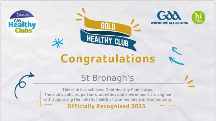🥇 GOLD HEALTHY CLUB STATUS AWARD 🥇